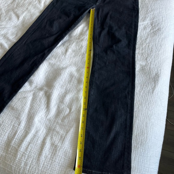 7 for All Mankind Kimmie Straight Leg Blue Size 31 - Picture 12 of 15